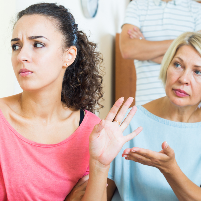 Here's what to do when your mother in law is against your parenting style