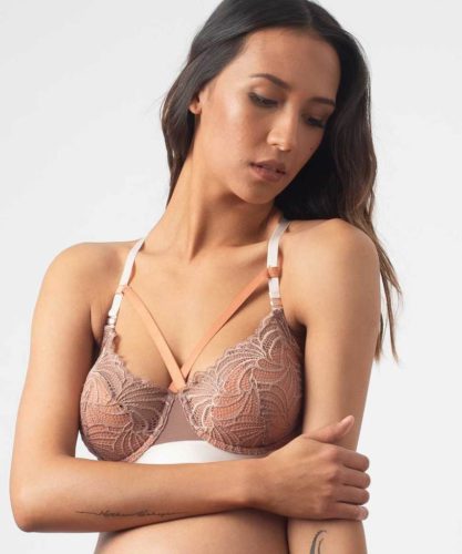 Auden, Intimates & Sleepwear, Auden Wirefree Balconette Bra Caramel