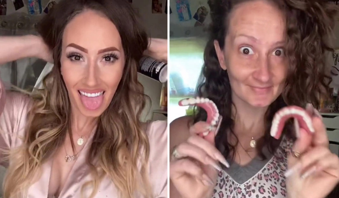 mom loses all her teeth as a result of pregnancy